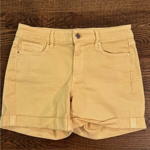 Yellow Women's Shorts